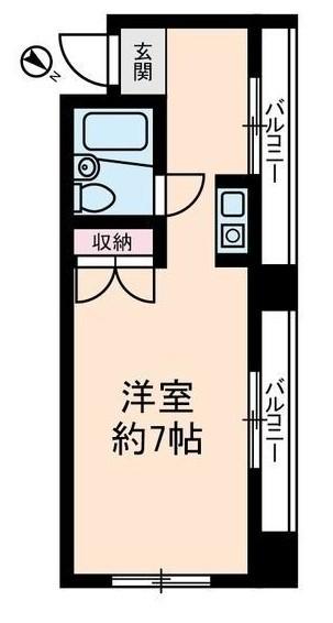 ダイヤモンドレジデンス南大塚(ワンルーム/3階)の間取り写真