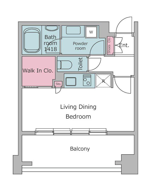 レジディア代官山 3階階 間取り