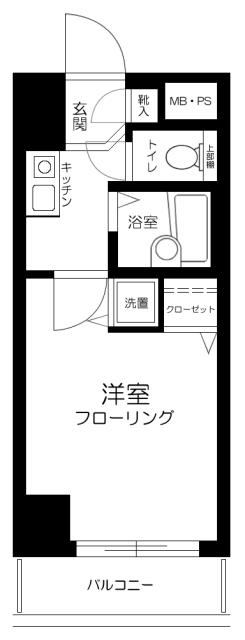 シンシア東高円寺 2階階 間取り