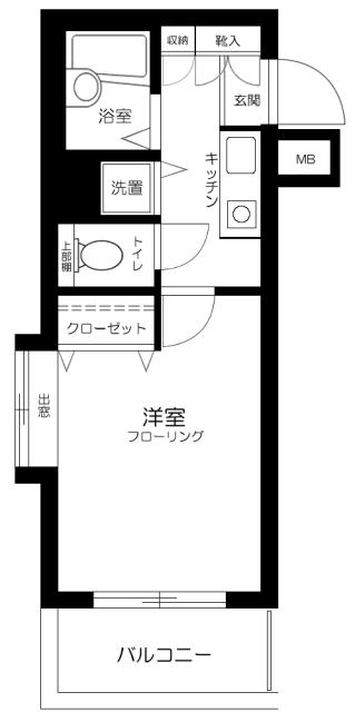 ロイヤルガーデン品川 3階階 間取り