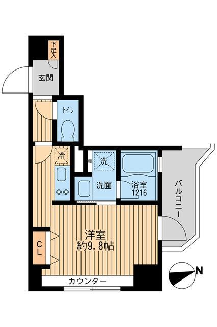 クリオ戸越銀座弐番館 4階階 間取り