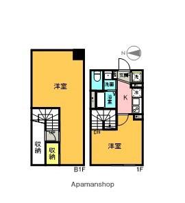 アイレア中野(1LDK/1階)の間取り写真