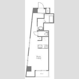 クレセントプラザ笹塚(ワンルーム/5階)の間取り写真