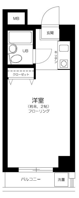ベルハイム用賀 2階階 間取り
