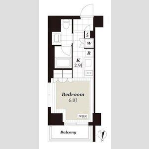 レジデンシャルステート白金 5階階 間取り