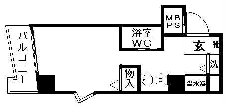 エヴェナール二子新地 5階階 間取り