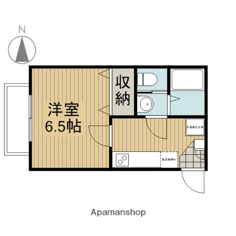 カンパニュラ(1K/1階)の間取り写真