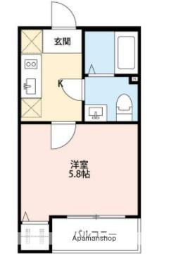 MAKING THE ROAD(1K/1階)の間取り写真