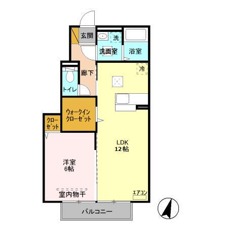 MTアーバンコート(1LDK/1階)の間取り写真