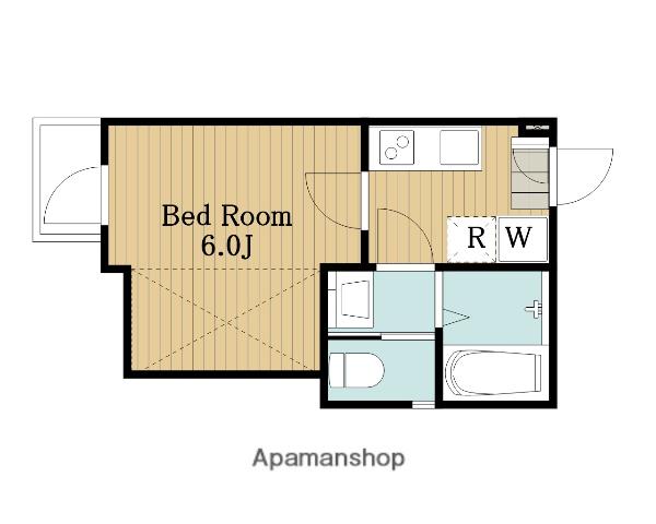 KEIAI RESIDENCE 八潮(1K/3階)の間取り写真