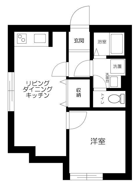 ZERDIA綾瀬(1LDK/3階)の間取り写真