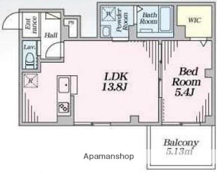 CLAVIUS ZEH(1LDK/3階)の間取り写真