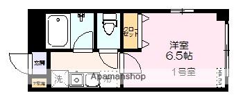 エスハイム(1K/1階)の間取り写真