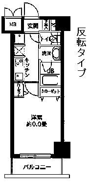 カスタリア用賀 3階階 間取り