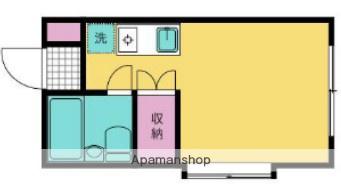 パールマンション千歳船橋(ワンルーム/3階)の間取り写真
