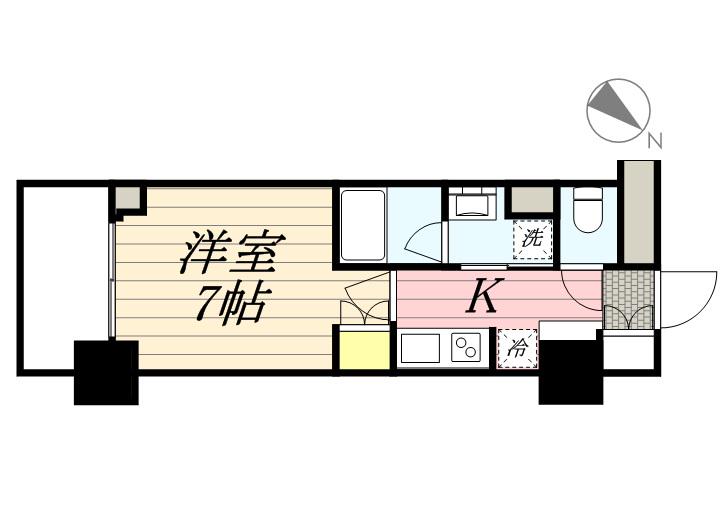 MFPRコート武蔵小山 8階階 間取り