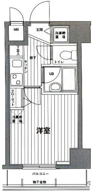 グランド・ガーラ麻布十番 1階階 間取り