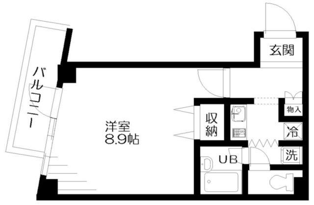 MAZZO KARASUYAMA‐マッゾ カラスヤマ(1K/2階)の間取り写真
