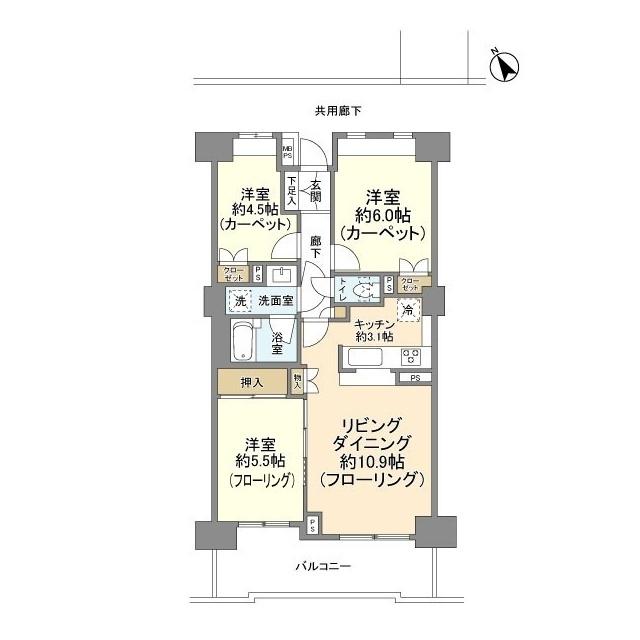 アマックス横浜 11階階 間取り