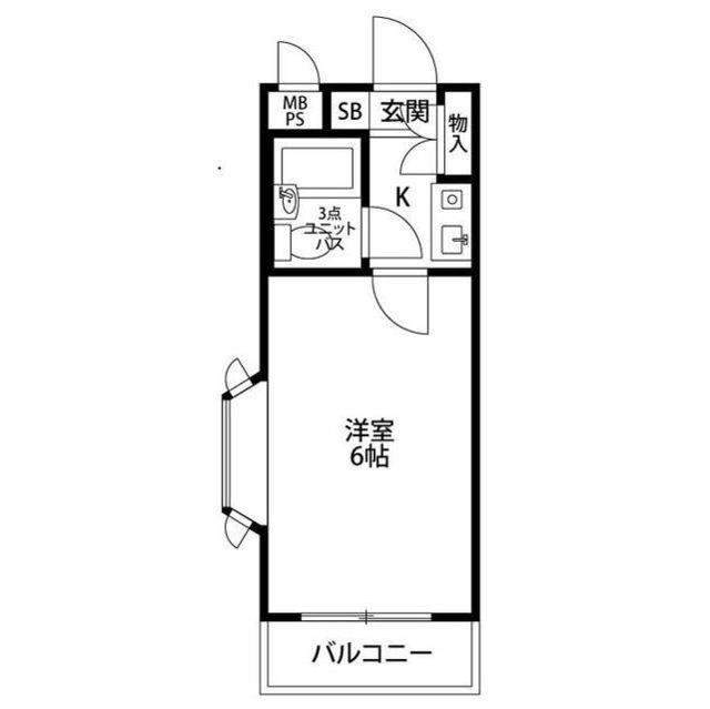 ライオンズマンション白楽 3階階 間取り
