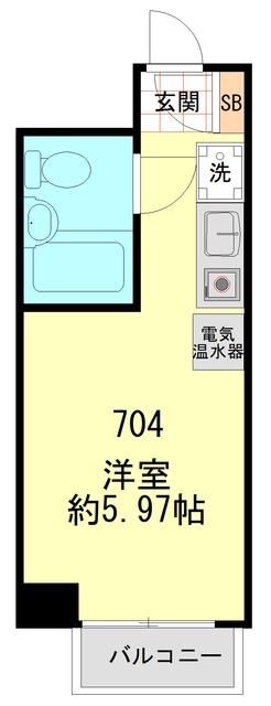 エクセル鶴見 7階階 間取り
