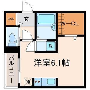 セゾン広尾(ワンルーム/2階)の間取り写真