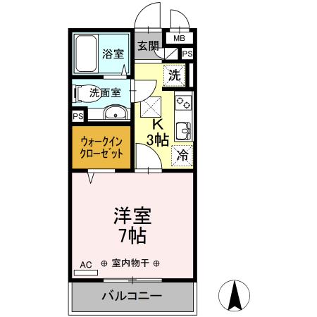 コモド元住吉 1階階 間取り