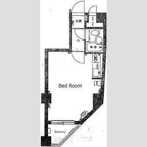 日興パレス駒場(ワンルーム/4階)の間取り写真