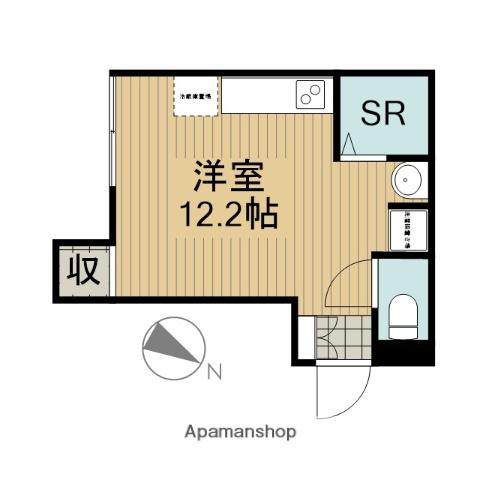 エクロール下丸子Ⅰ(ワンルーム/2階)の間取り写真