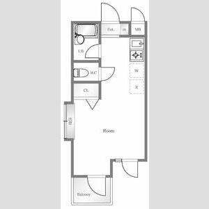 菱和パレス池袋本町(ワンルーム/3階)の間取り写真