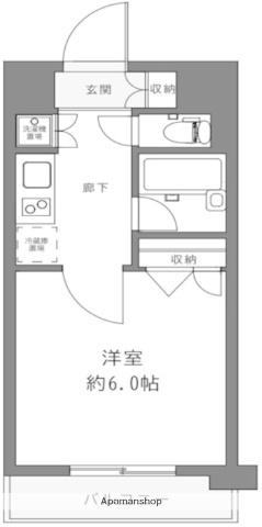 エクセリア池上 2階階 間取り
