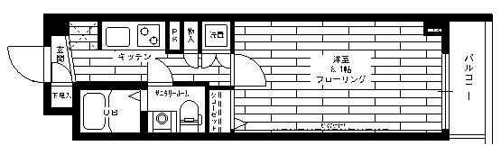 ステージグランデ田園調布アジールコート 1階階 間取り