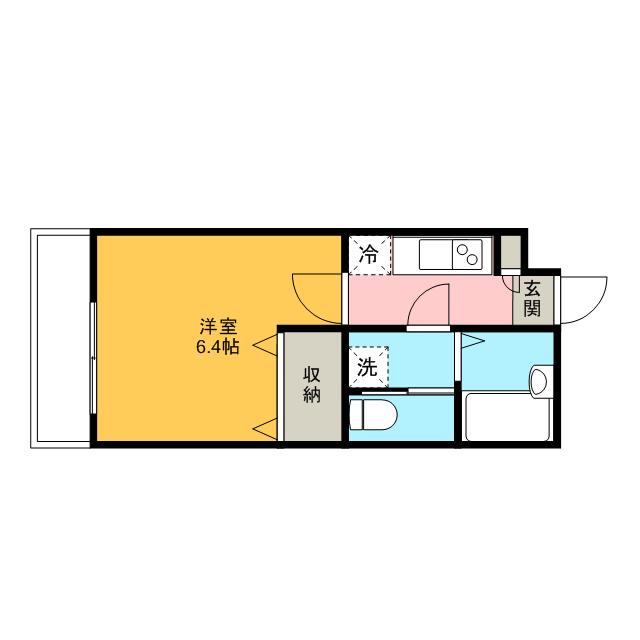 エコロジー都立大学レジデンス 1階階 間取り
