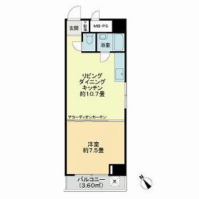 ヴェラハイツ道玄坂 5階階 間取り