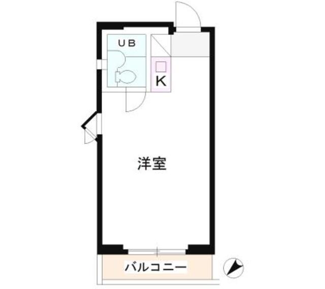 パーク・ノヴァ渋谷(ワンルーム/4階)の間取り写真