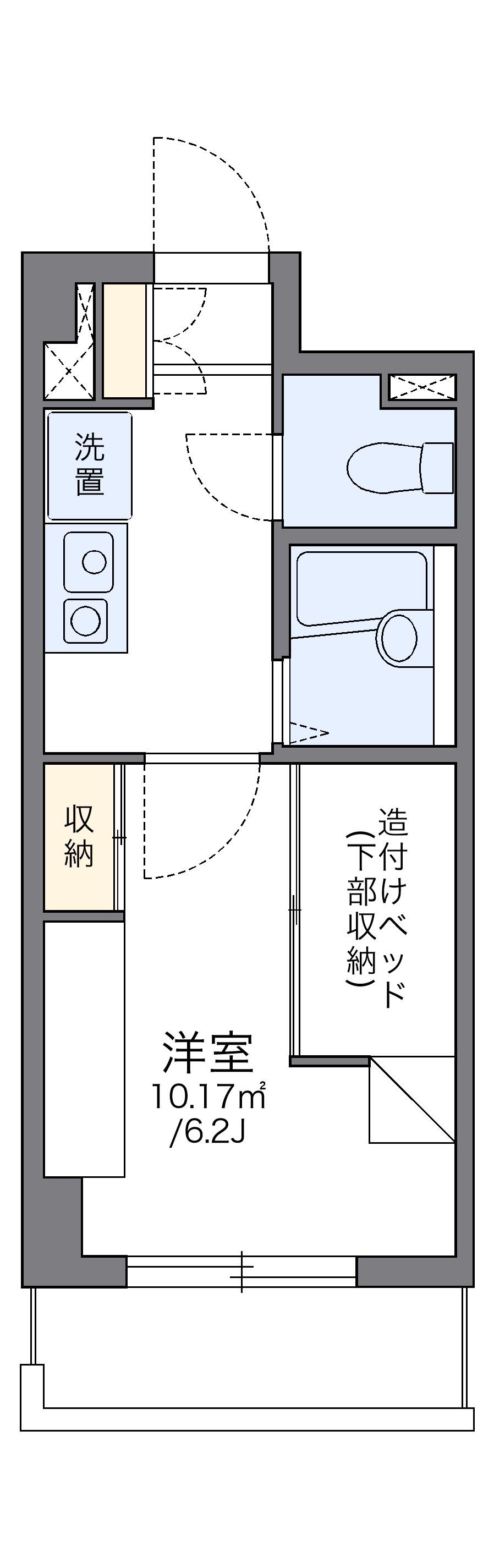 レオパレス宇田川町マンション 3階階 間取り