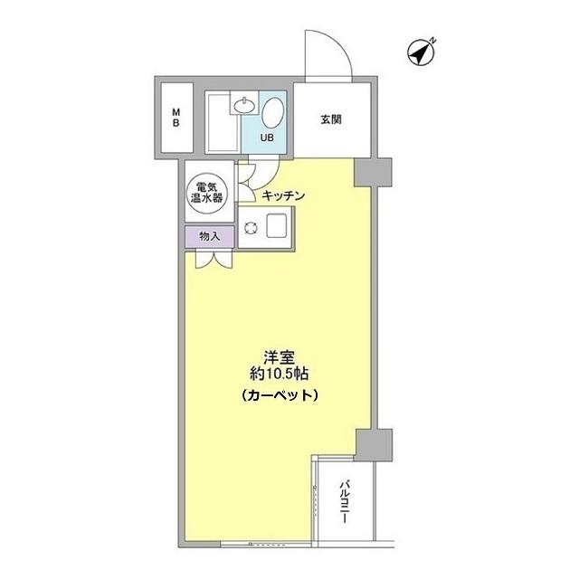 俳優座ビル 8階階 間取り