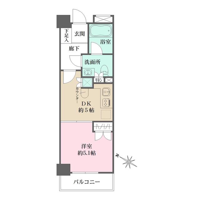 サージュ赤坂 3階階 間取り