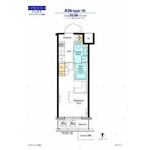 プラウドフラット木場Ⅱ(1K/4階)の間取り写真