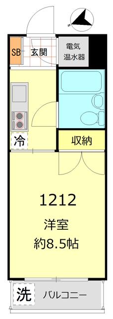 マンション五反田 12階階 間取り