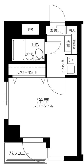 フェルテロアール祐天寺 5階階 間取り