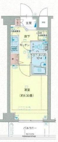ヴェルト木場マリナコート 5階階 間取り