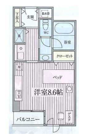 コンフォート荻窪 3階階 間取り