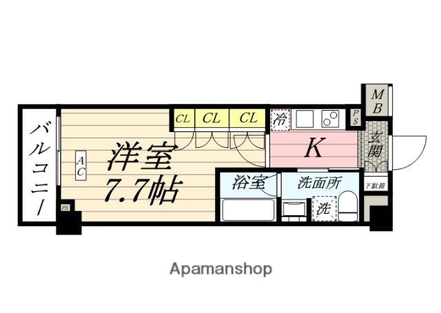 AXAS西馬込アジールコート 1階階 間取り
