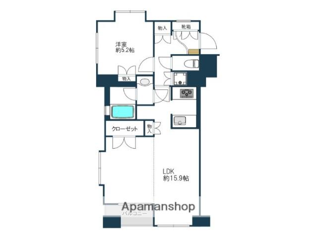 ジェイパーク武蔵小山弐番館(2LDK/4階)の間取り写真