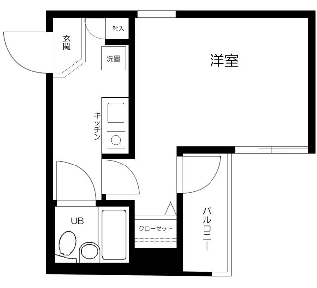 プレール明大前 3階階 間取り