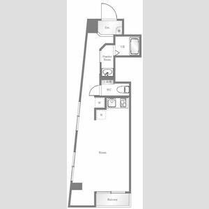 クレセントプラザ笹塚(ワンルーム/6階)の間取り写真