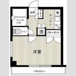 ルーブル代田橋 1階階 間取り