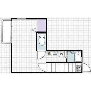 HALEANELA(1K/2階)の間取り写真