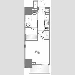 エル・グランジュテ武蔵小杉(1K/3階)の間取り写真